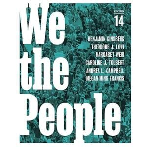We the People 14th Edition Textbook with Access Code ISBN 978-1-324-03462-9